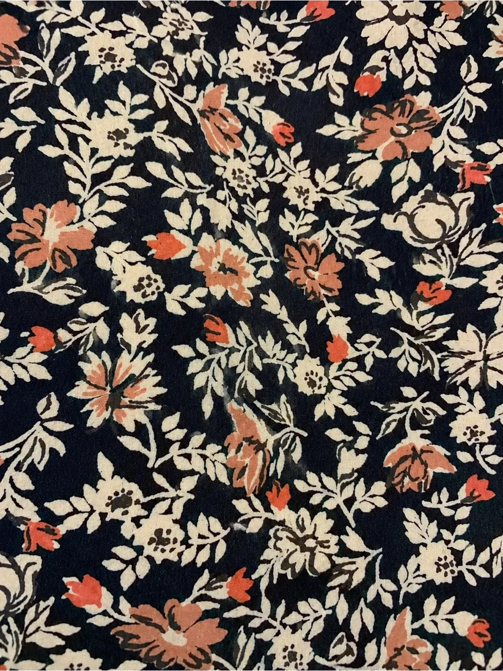 DÔEN Cielito Harvest Meadow Floral Organic Cotton Ruffle Top S